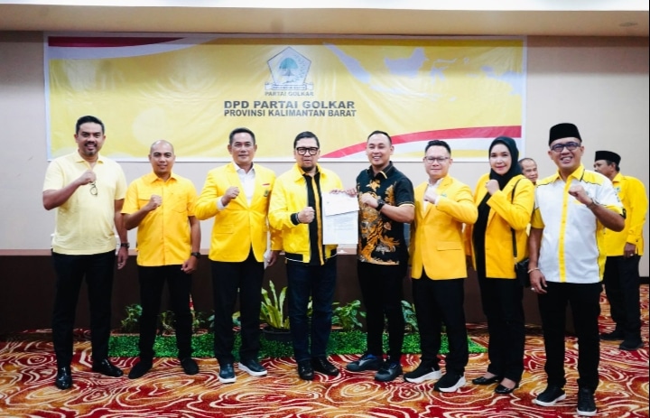 Surat Rekom Partai Golkar Berlabuh ke Wahyudi-Wawa