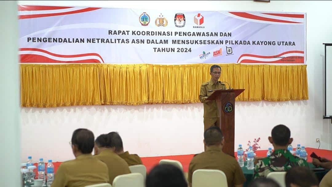 Pj Sekda Kayong Utara Buka Rakor Netralitas ASN Sukseskan Pilkada 2024