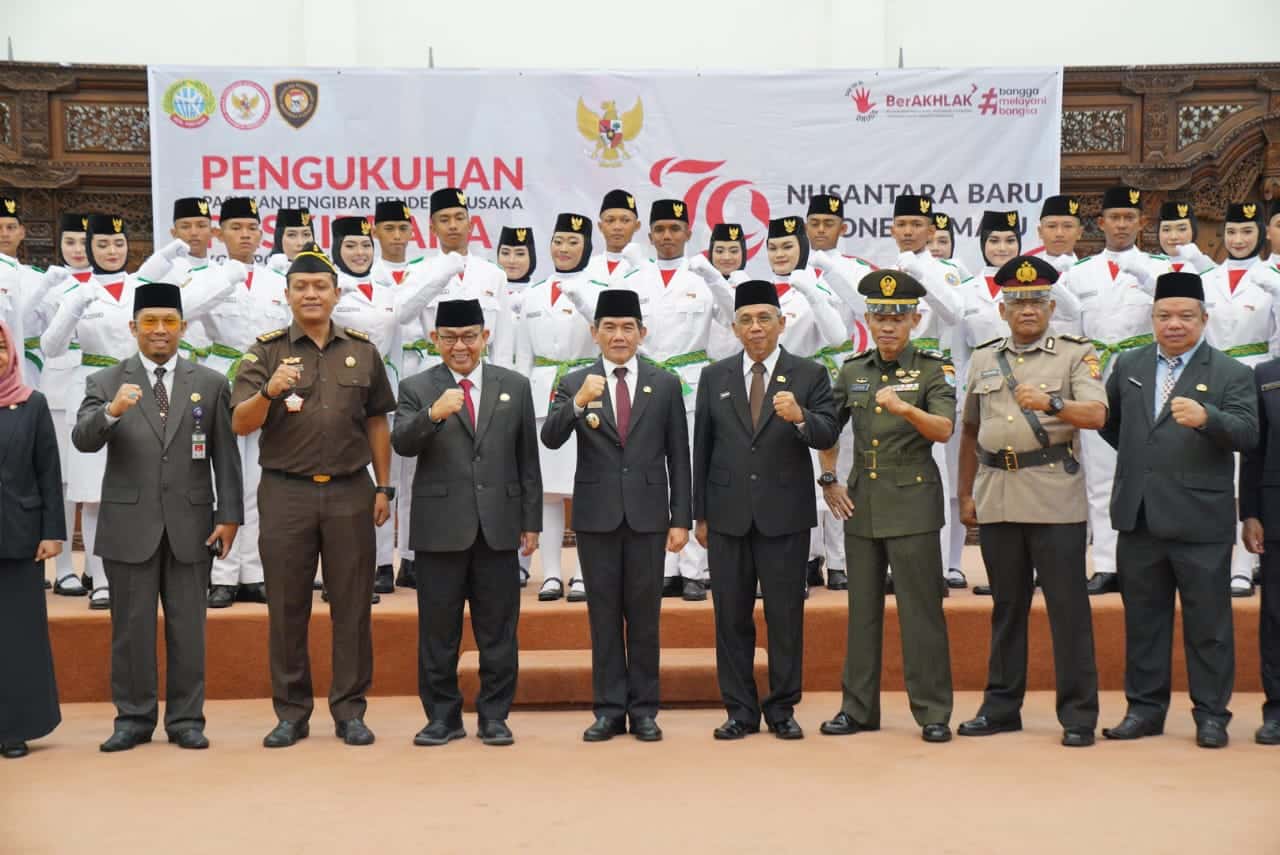 32 Anggota Paskibraka Dikukuhkan, Siap Bertugas di Lapangan Keboen Sajoek