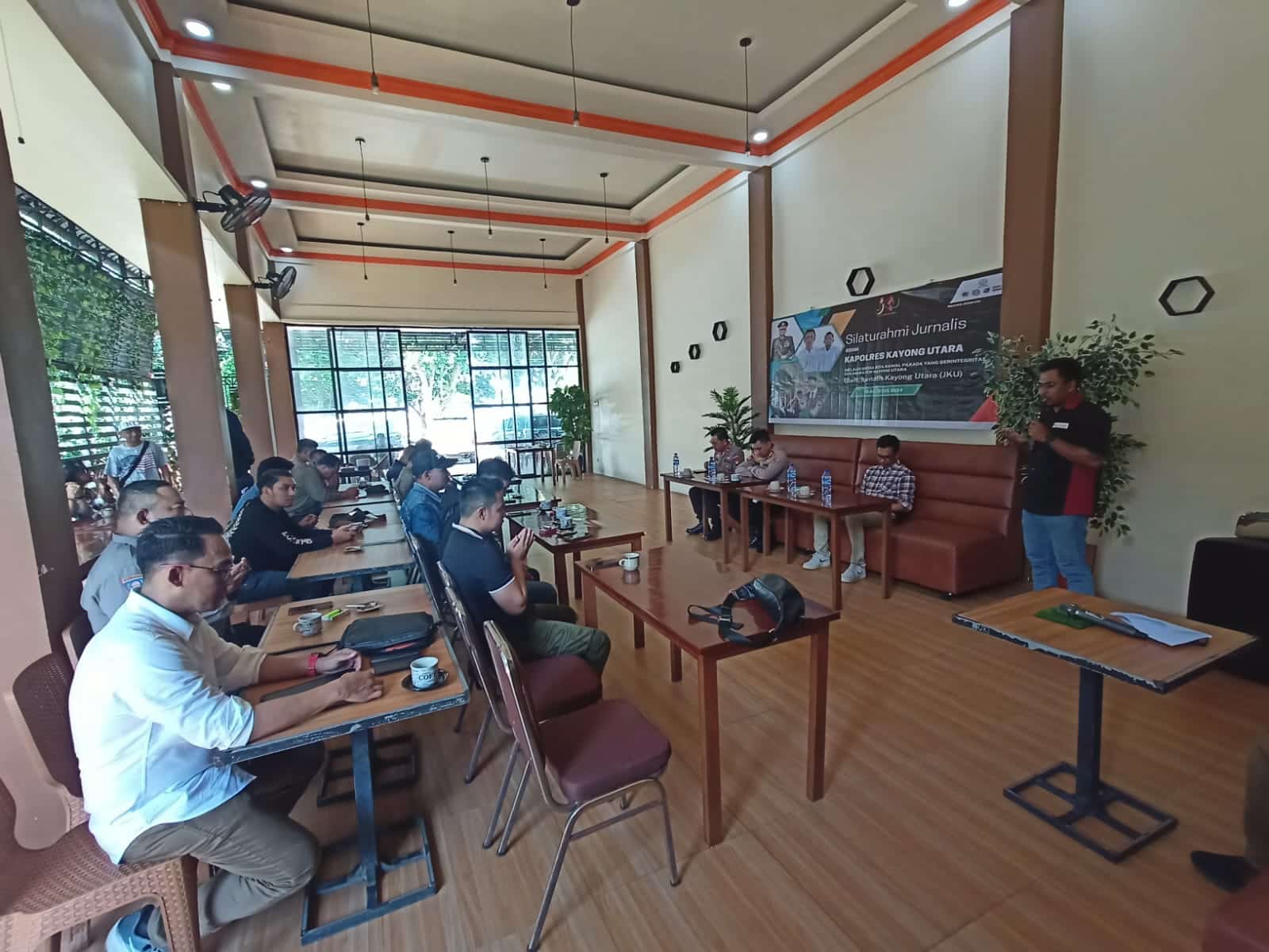 Kawal Pilkada, Jurnalis Kayong Utara Gelar Silaturahmi dan Diskusi Bersama Polres Kayong Utara