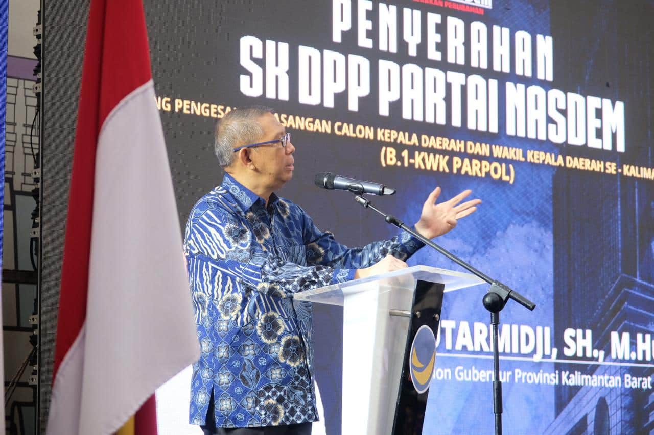 Di Hadapan Petinggi Nasdem, Sutarmidji dan Didi Sampaikan Terima Kasih