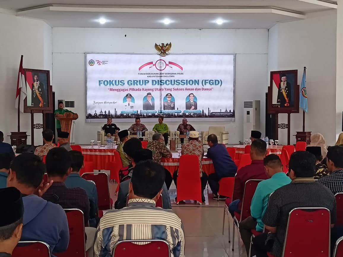 Jelang Pilkada, FKUB Kayong Utara Gelar FGD Wujudkan Kerukunan Umat Beragama