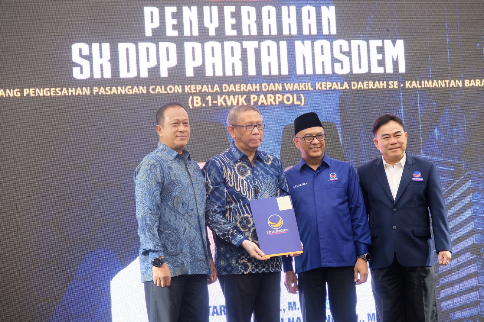 Syarif Abdullah Minta Seluruh Kader Solid Menangkan Semua Calon yang Diusung Partai Nasdem