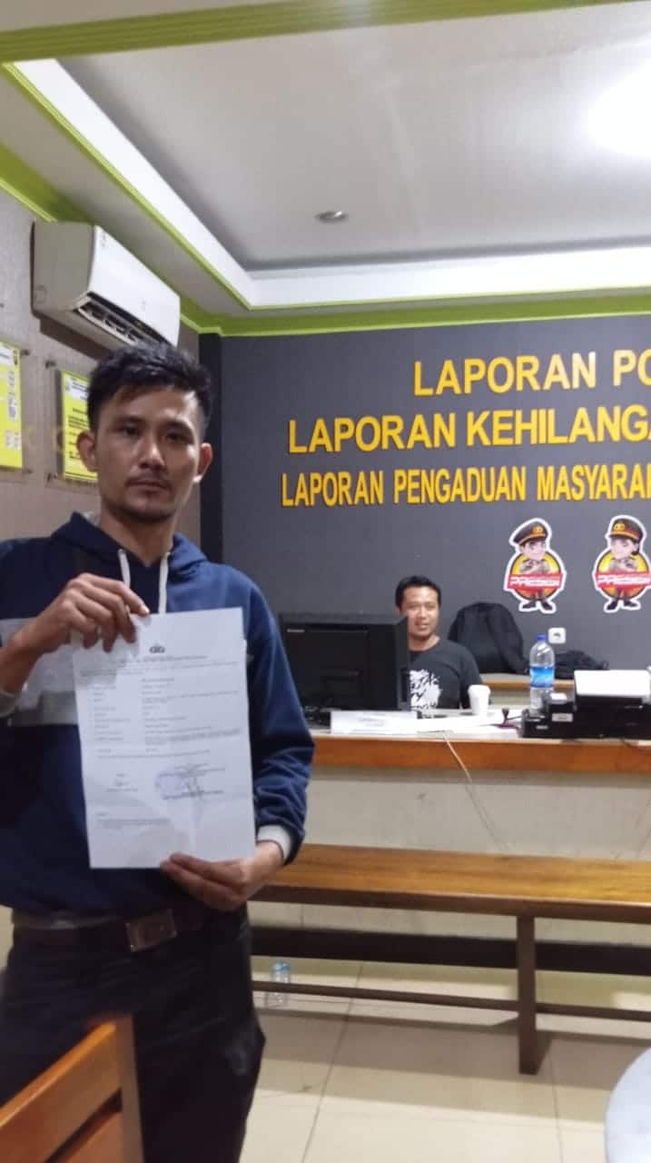 Pukul Wartawan, "Bang Jago Centeng Proyek" Milik Dinas PU Ketapang di Polisikan