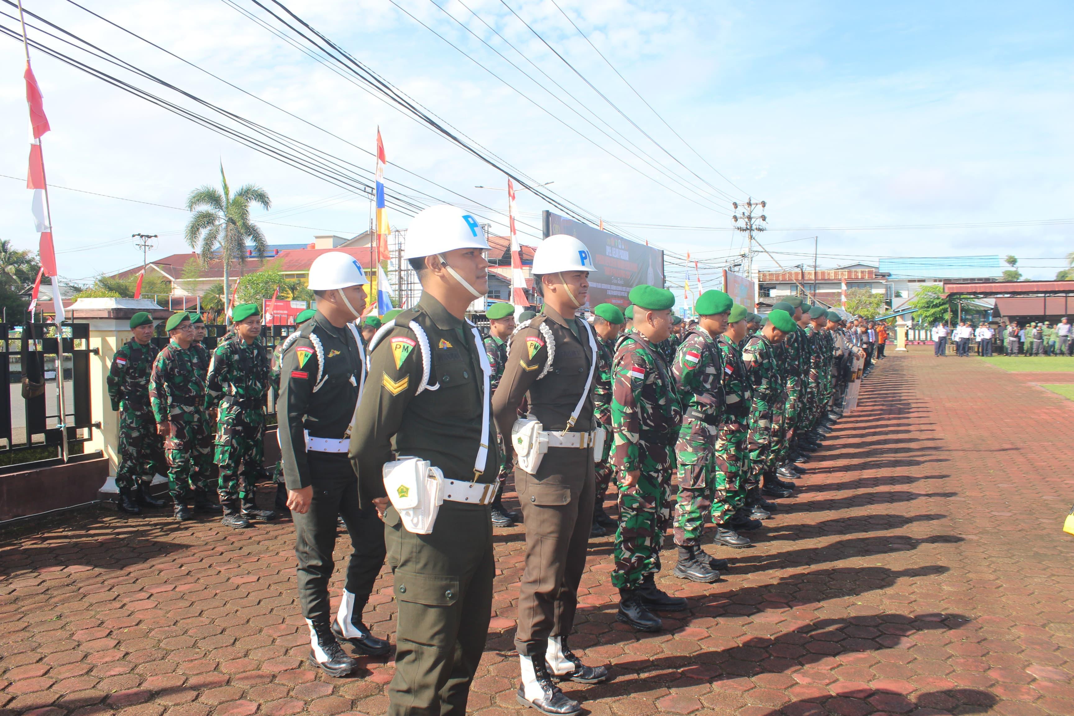 Terjunkan 362 Prajurit, Kodim Putussibau Siap Amankan Pilkada 2024