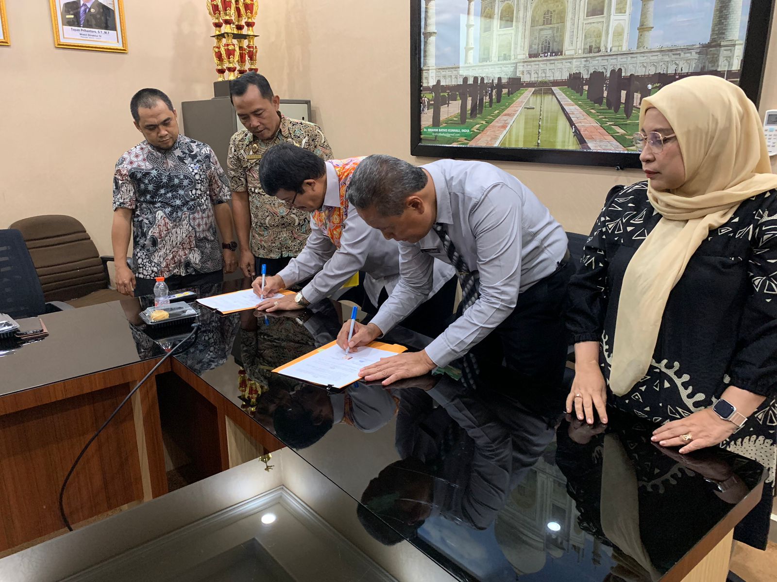 Sukseskan Program Reforma Agraria, Kantah Mempawah Teken PKS dan AI bersama Politeknik Negeri Pontianak