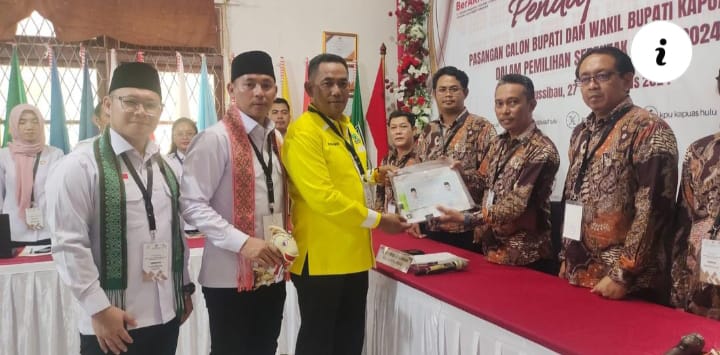 Wujudkan Kapuas Hulu Menyala, Paslon Wahyudi-Wawa Daftarkan ke KPU 