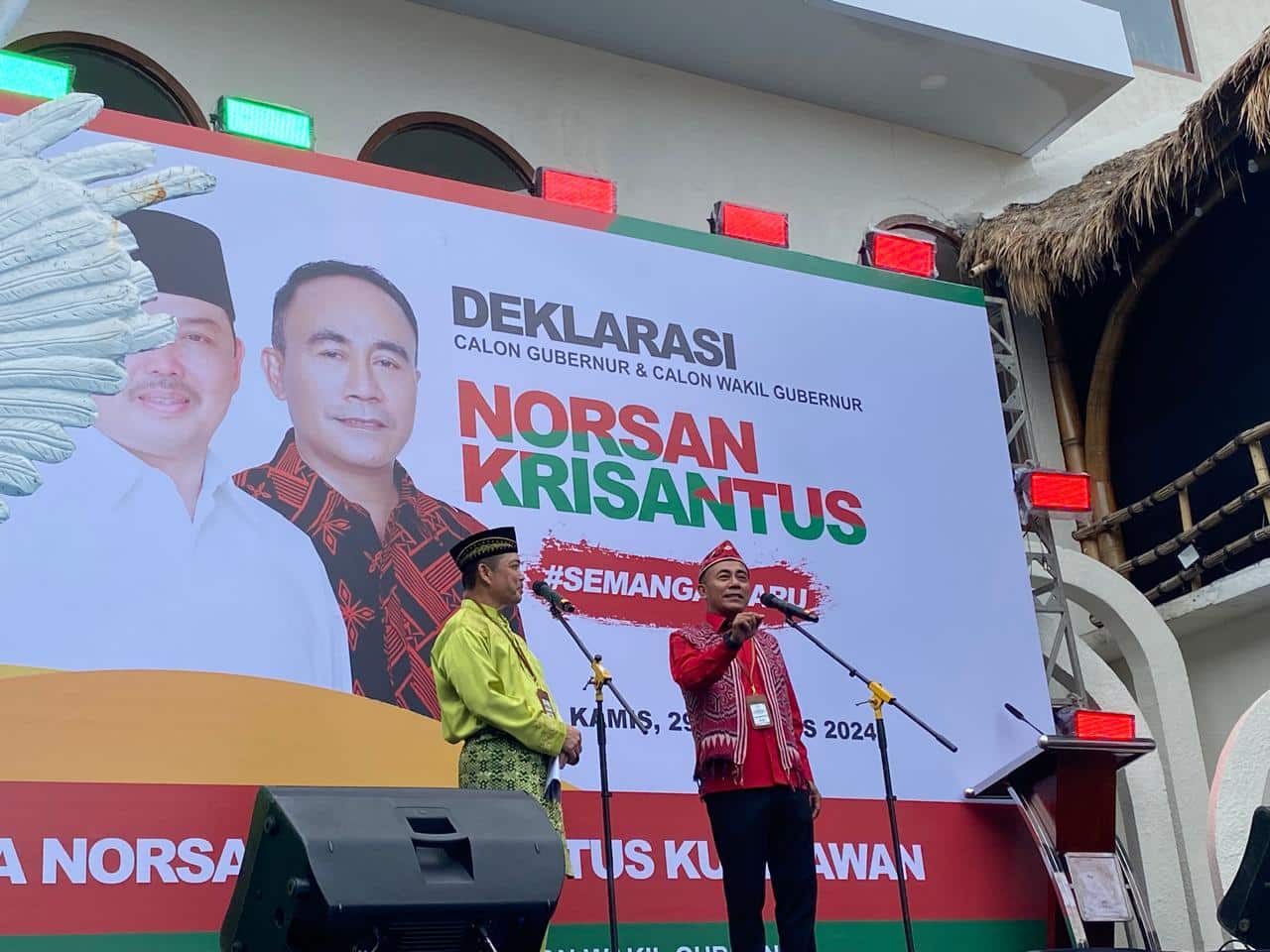 Maju Pilgub, Ria Norsan-Kristianus Janji Tuntaskan Jalan Rusak di Kalbar dalam 3 Tahun
