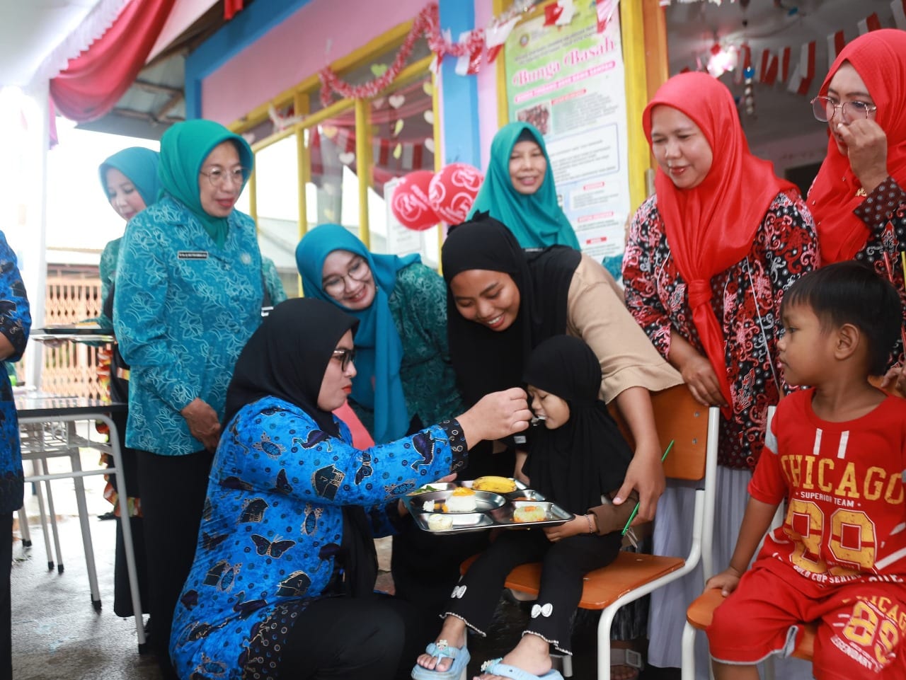 TP PKK Kota Sorong Kunjungi Posyandu Ananda Untuk Kaji Tiru