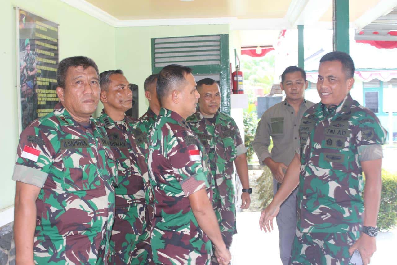 Kodim Putussibau Terima Kunjungan Timwas Current Audit Itdam XII/Tanjungpura