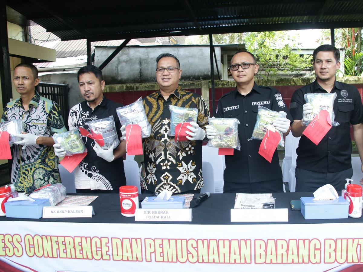 Polda Kalbar Selamatkan 203 Ribu Jiwa Generasi Muda dari Sabu dan Ekstasi
