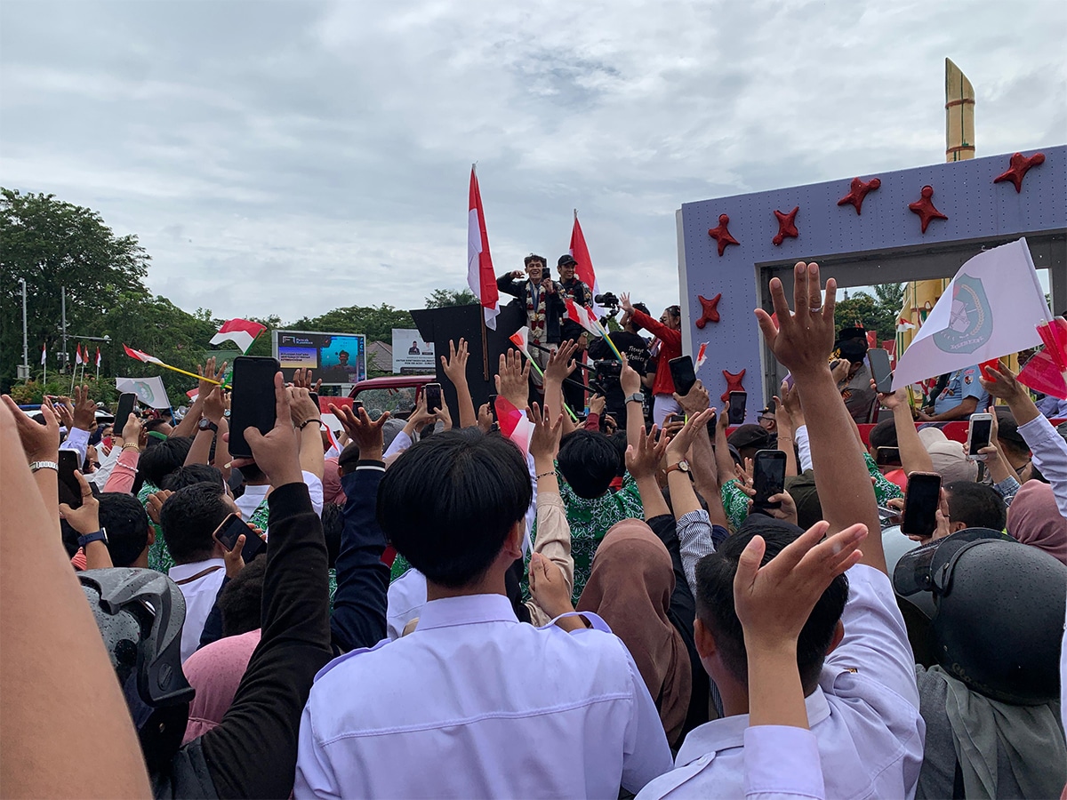 Ribuan Warga Kalbar Tumpah Ruah Sambut Kepulangan Veddriq Leonardo