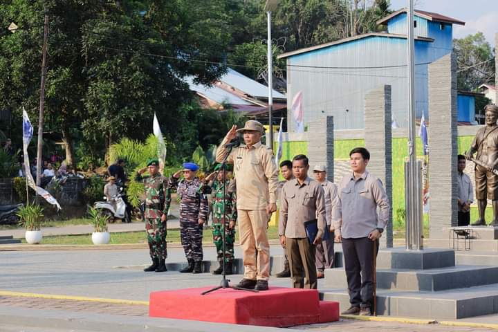 Bupati Ketapang Jadi Inspektur Upacara Militer Tugu Juang Tumbang Titi