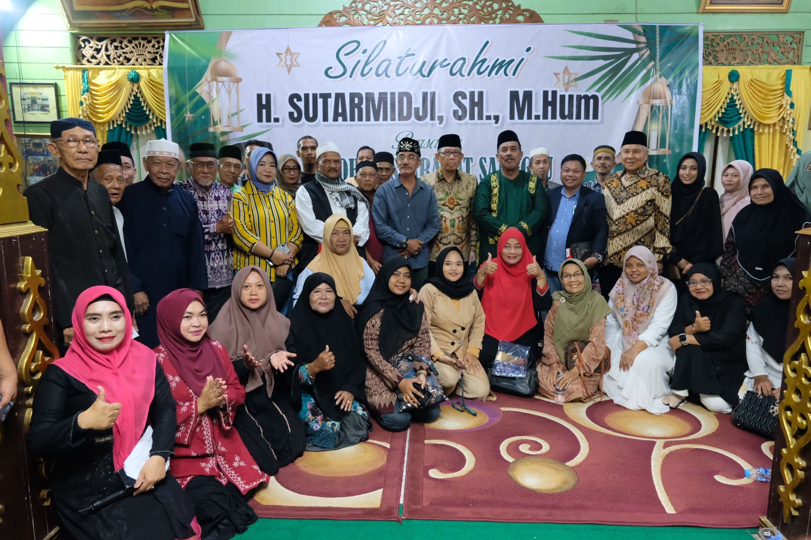 Silaturahmi ke Keraton Surya Negara, Bang Midji Banjir Doa dan Dukungan Para Tokoh Masyarakat Sanggau