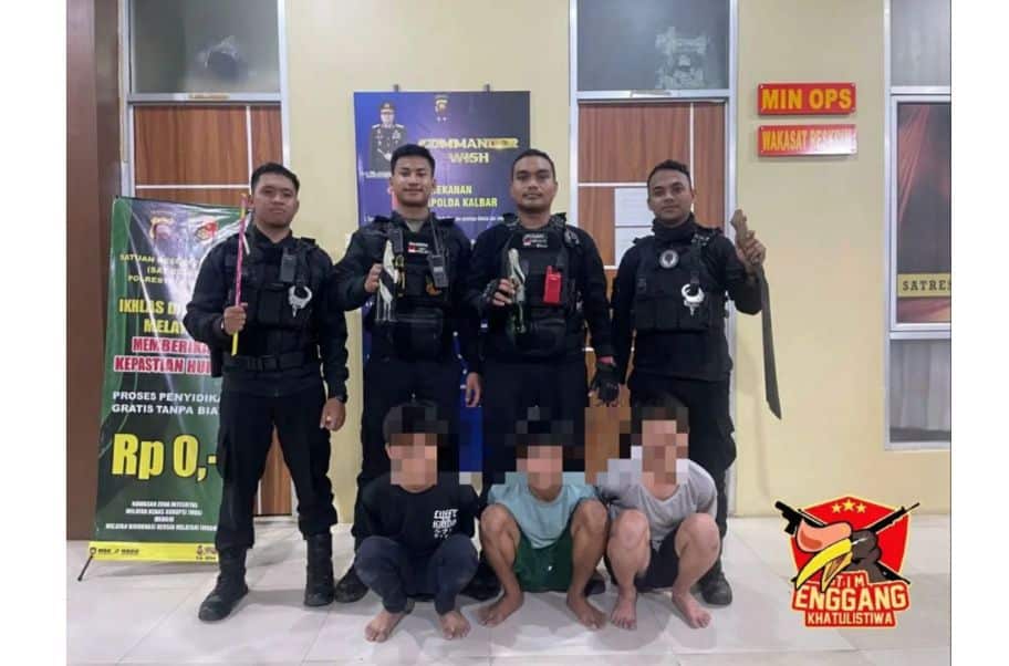 Tak Hanya Sajam, Remaja di Pontianak Bawa Bom Molotov Diduga untuk Tawuran