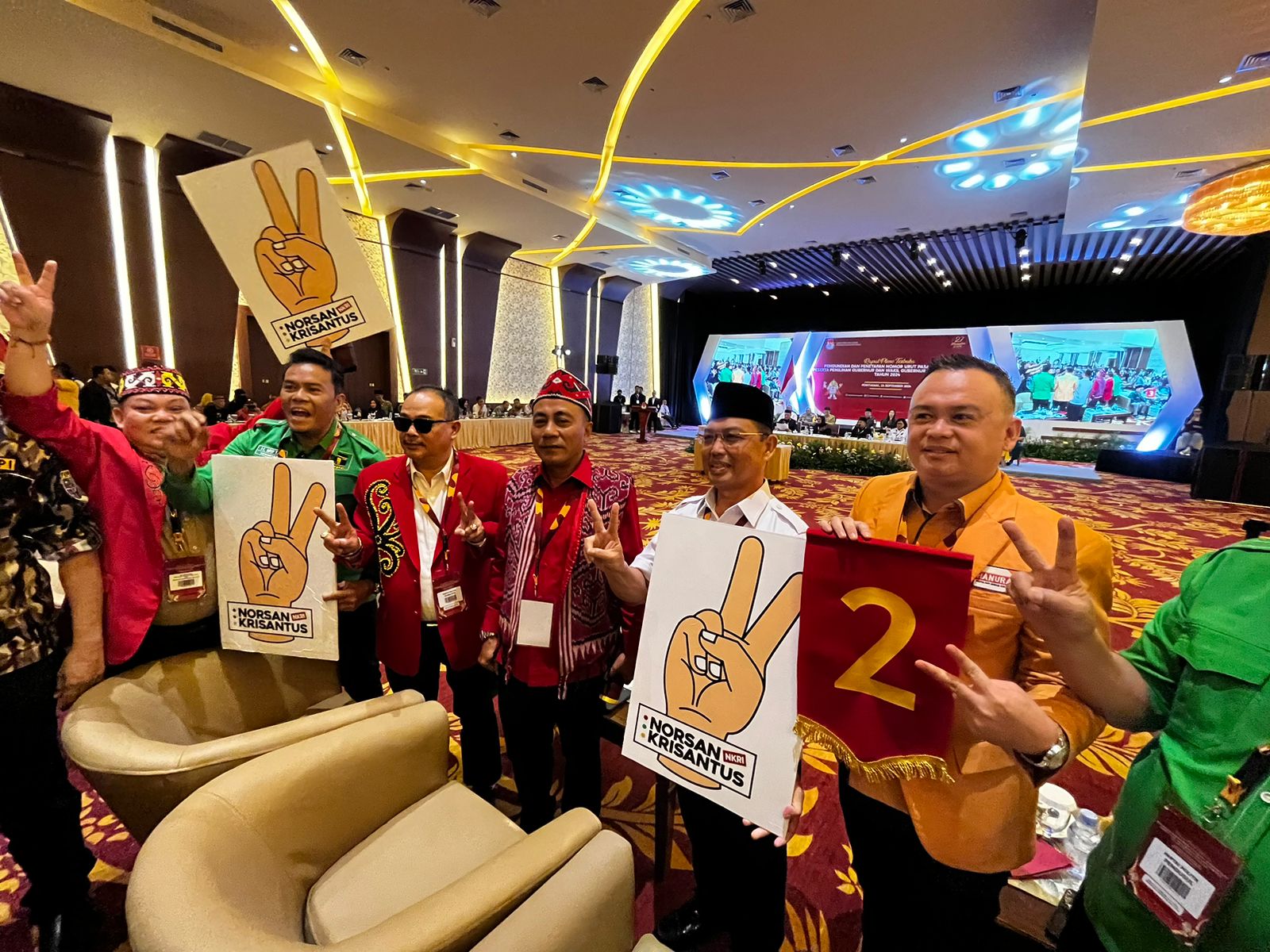 Norsan-Krisantus Nomor Urut 2 di Pilkada Kalbar