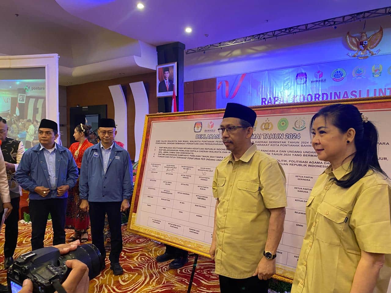 Hari Pertama Kampanye Pilkada, Ini Gerakan 2 Paslon Wali Kota Pontianak