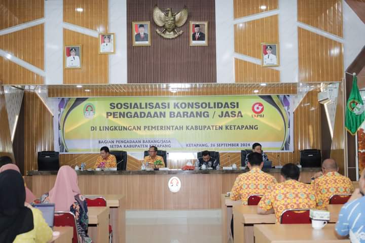 Pj Sekda Ketapang Buka Sosialisasi Konsolidasi Pengadaan Barang/Jasa