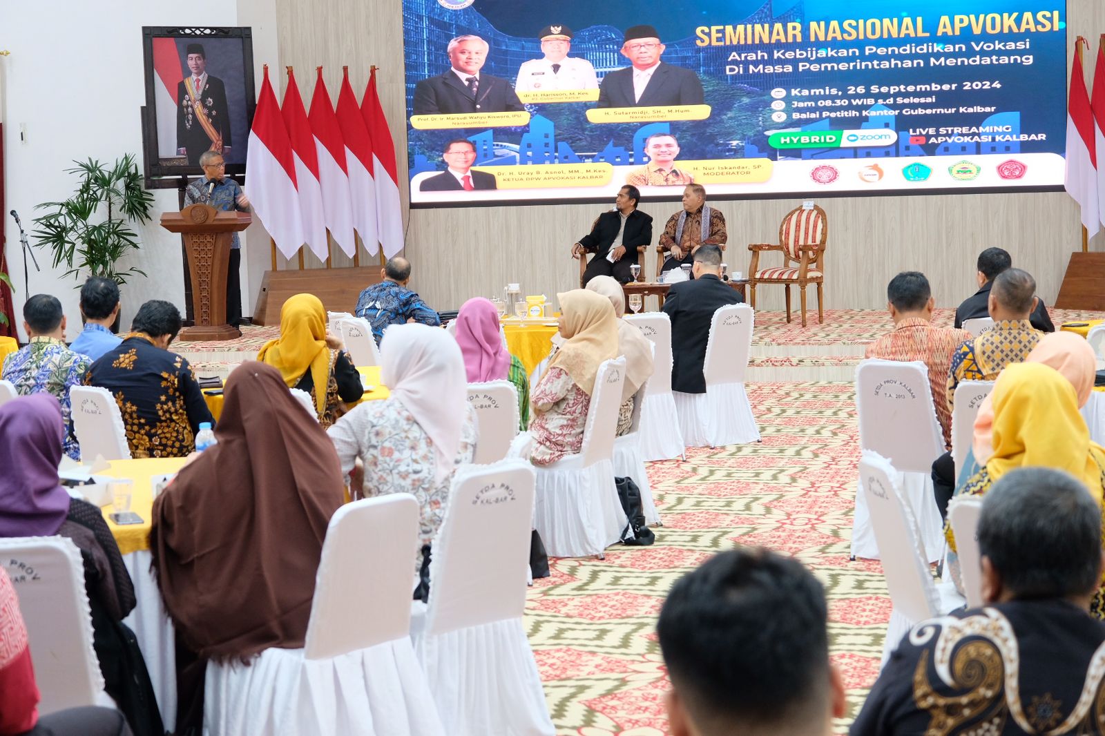 Sutarmidji Dorong Revitalisasi Pendidikan Vokasi di Seminar Nasional Apvokasi