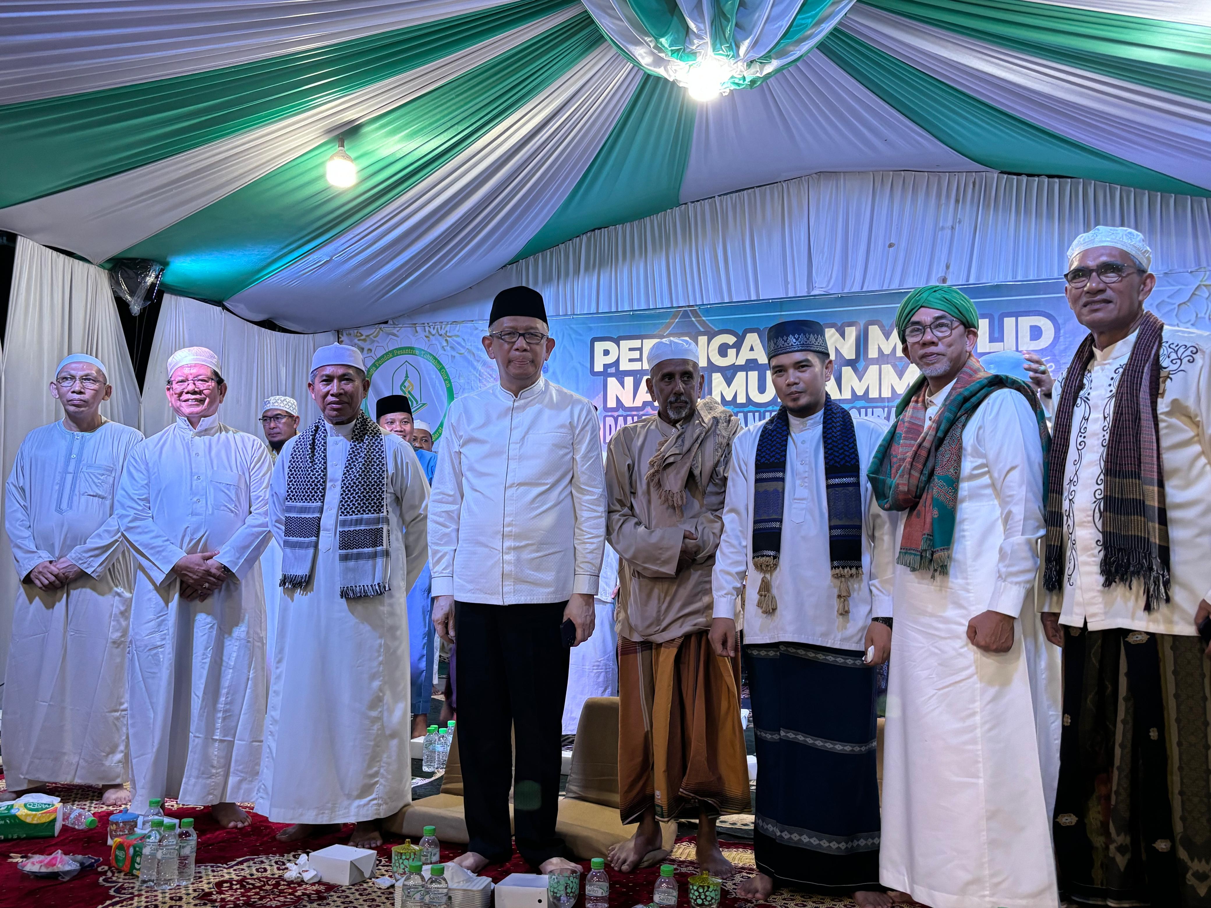 Bersama Para Ulama, Sutarmidji Hadiri Peringatan Maulid Nabi Muhammad di Pondok Pesantren Tahfizhul Qur'an Mahyajatul Qurra'