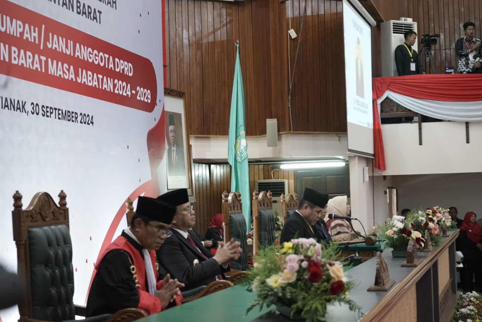 Pelantikan Anggota DPRD Kalbar, Pj Gubernur Harisson: Harus Utamakan Kepentingan Rakyat