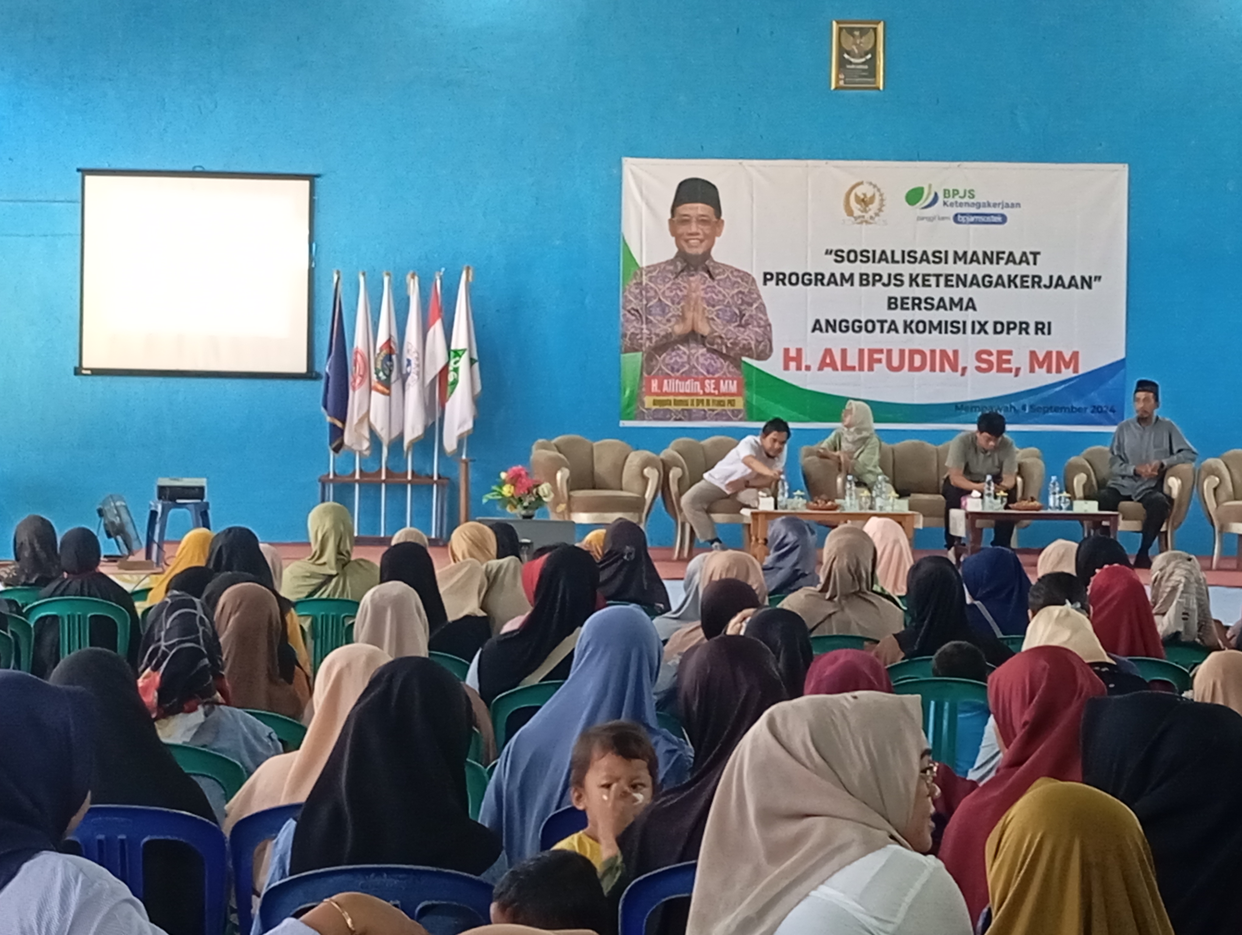 Komisi IX DPR RI bersama BPJS Gelar Sosialisasi Manfaat Kepesertaan Anggota Ketenagakerjaan
