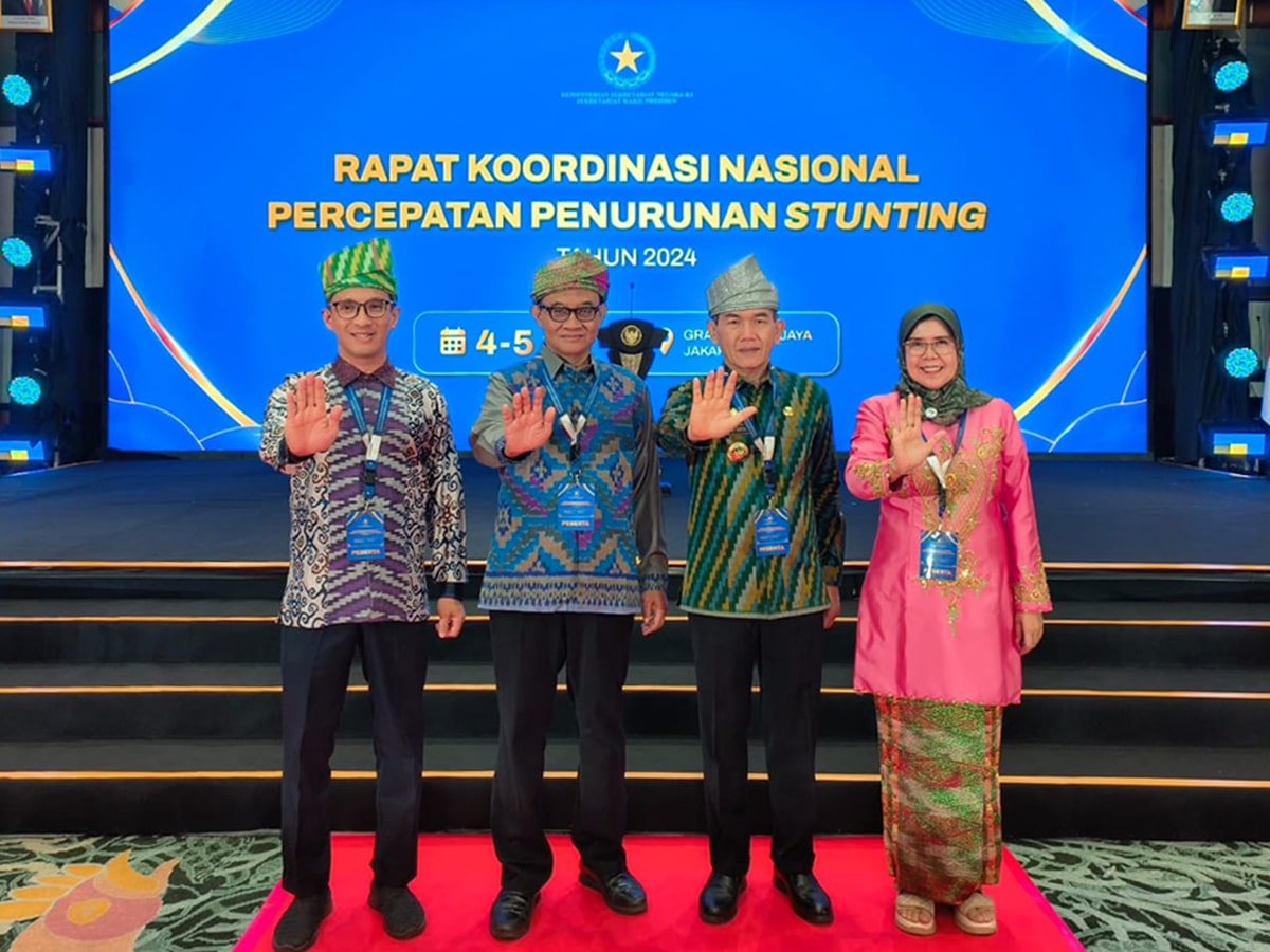 Optimis Tekan Angka Stunting, Pj Wali Kota Pontianak Hadiri Rakornas Stunting 2024