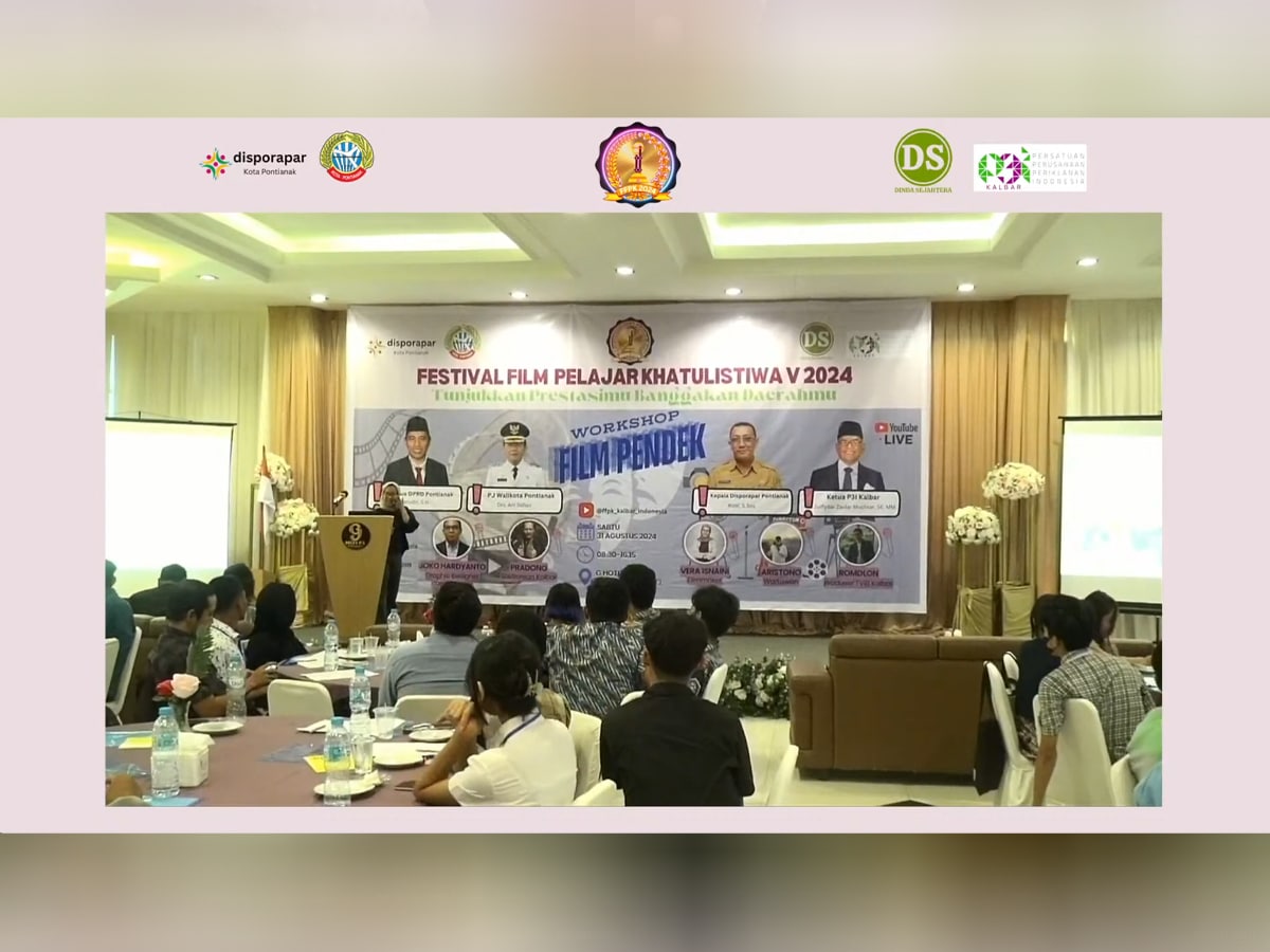 Festival Film Pelajar Khatulistiwa 2024 Dimulai: Dorong Pelajar Kalbar Berkreasi dan Banggakan Daerah Lewat Film