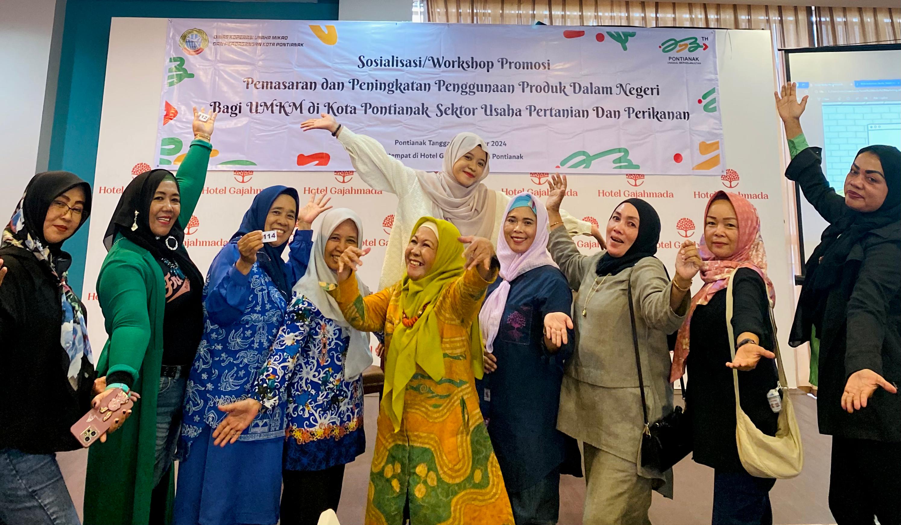 Libatkan Konten Kreator, 210 UMKM Pontianak Belajar Pemasaran Produk