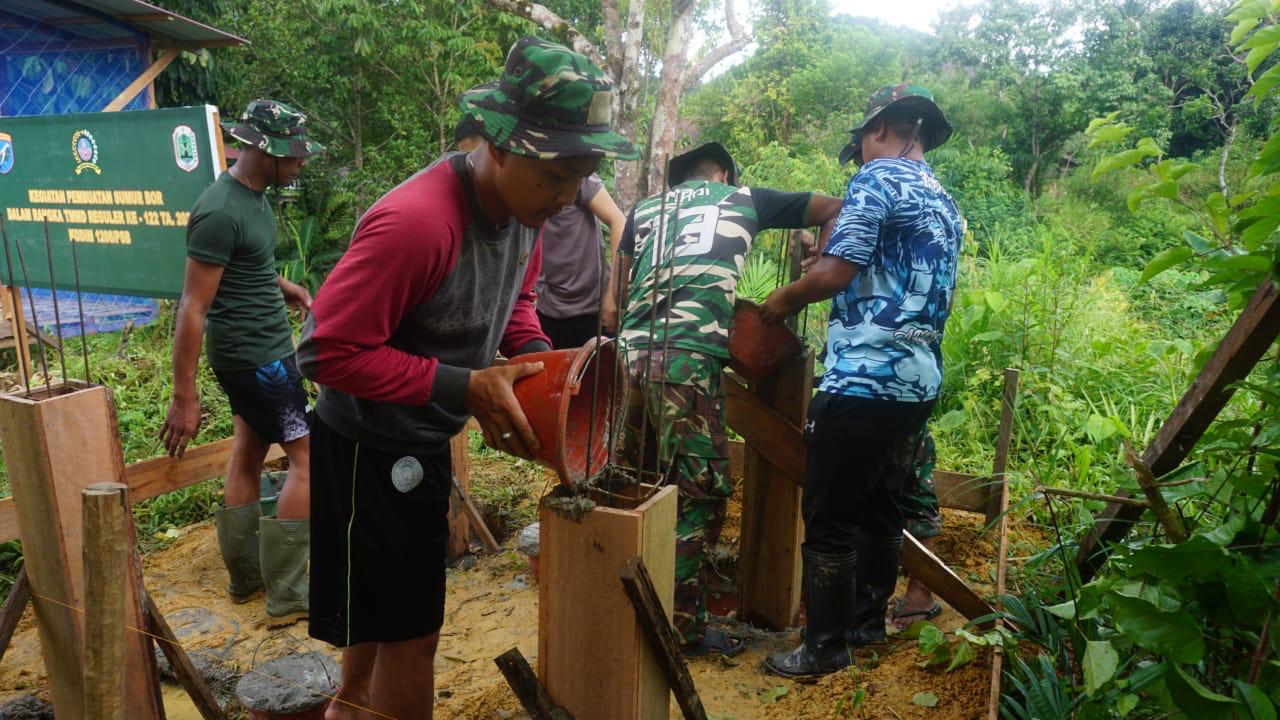 Kades Selaup Ucapkan Terima Kasih dan Apresiasi Satgas TMMD Reguler ke-122 Kodim Putussibau