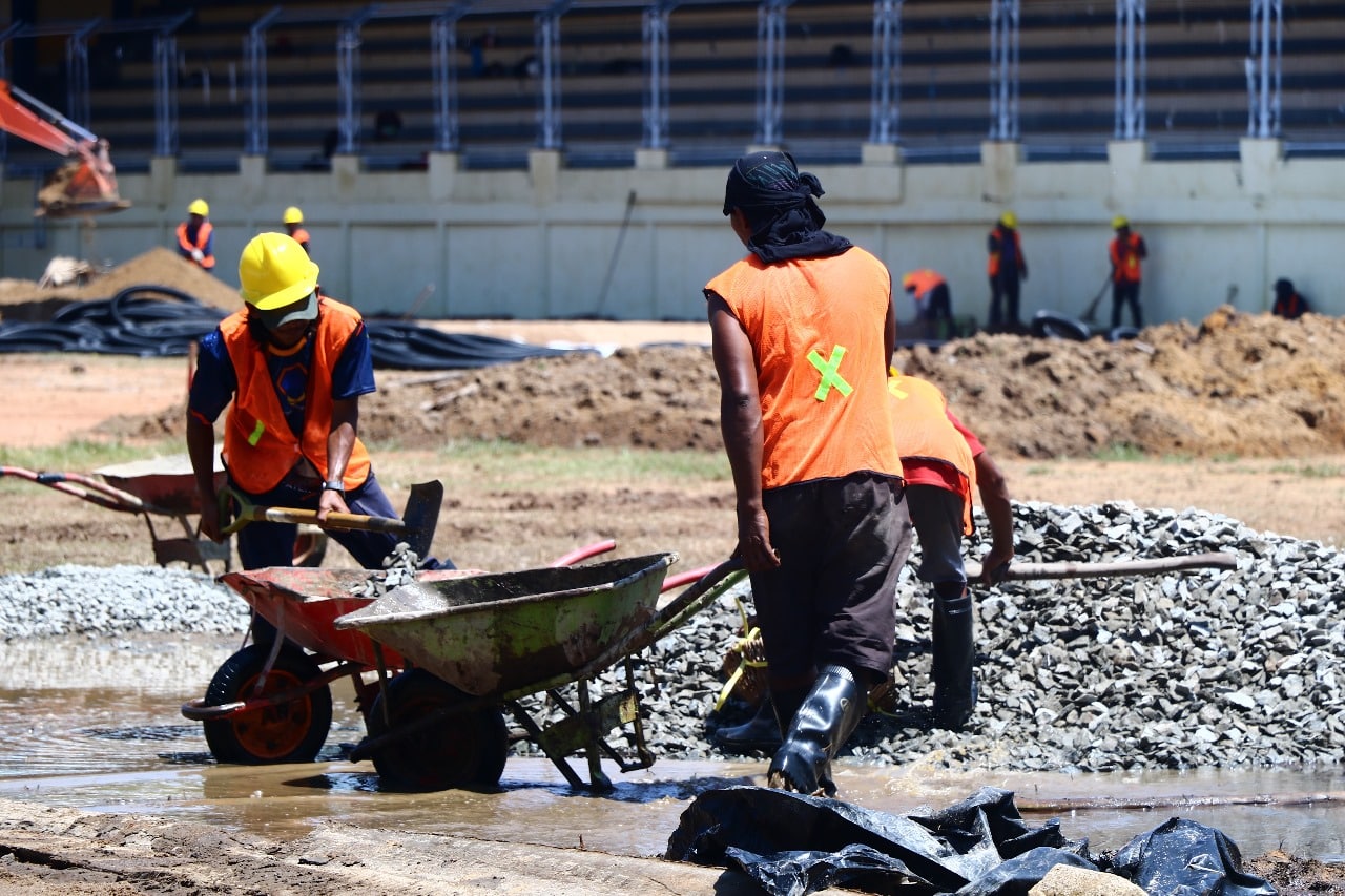 Renovasi Lapangan Sepak Bola PSP Dimulai, Target Rampung Desember