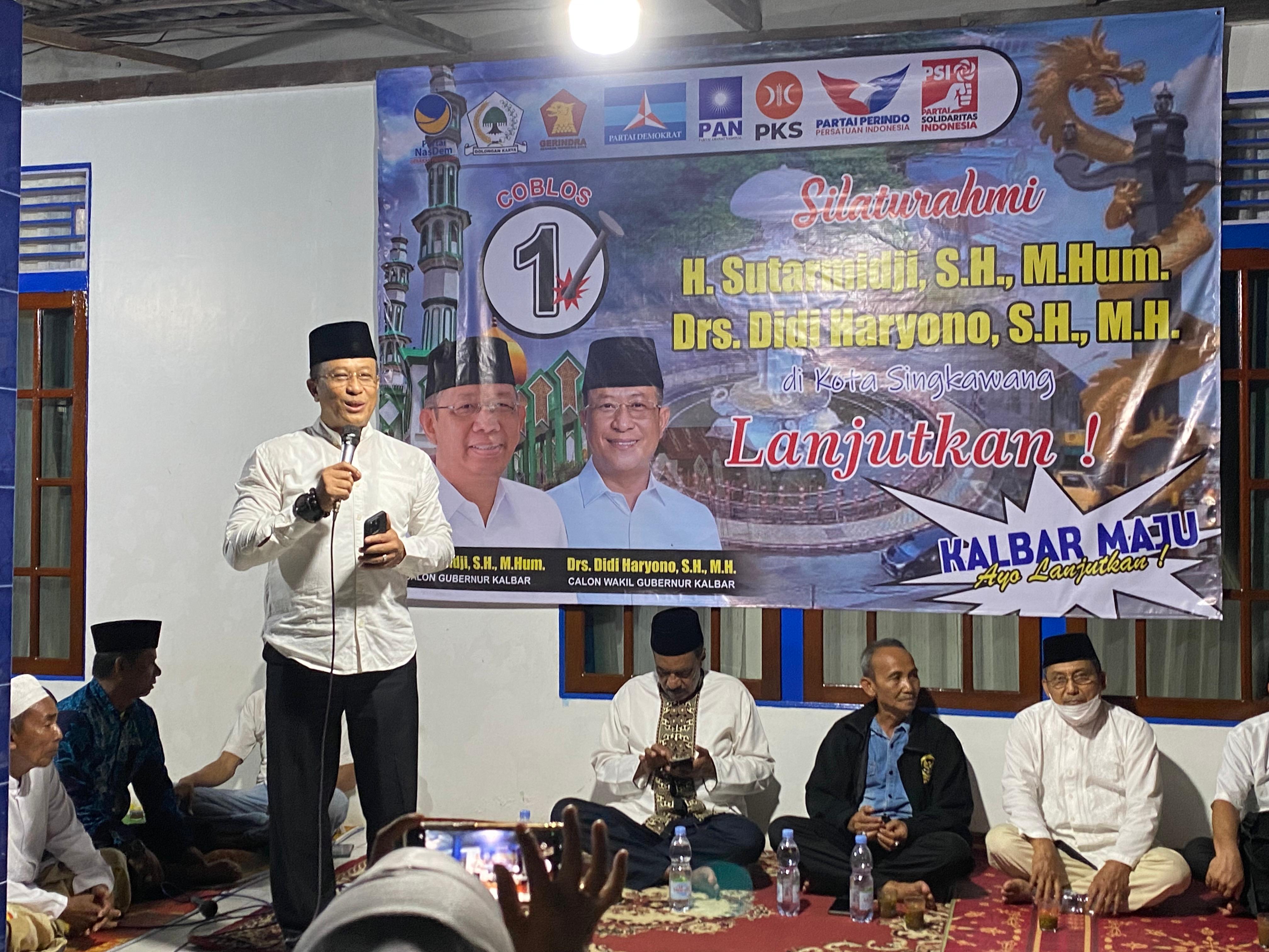 Silaturahmi dengan Warga Pasiran, Didi Haryono Didukung Untuk Pimpin Kalbar Dampingi Sutarmidji