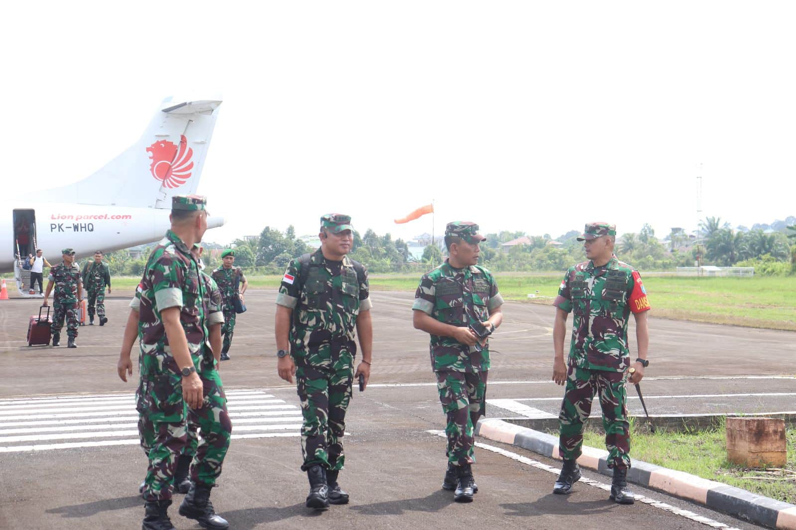 Tim Wasev TMMD Kodam XII Tanjungpura dan Rombongan Tiba di Bumi Uncak Kapuas