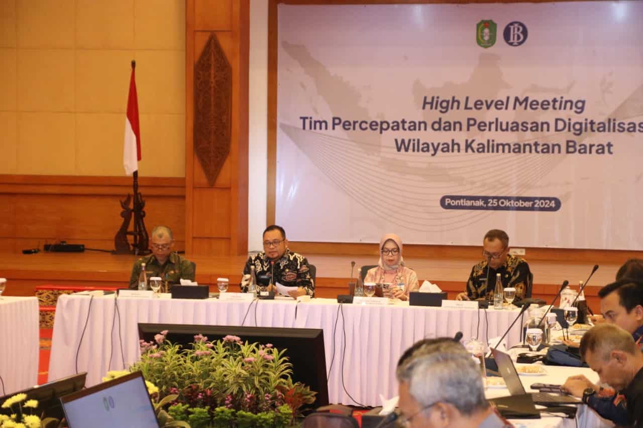 Pemprov Kalbar Gelar High Level Meeting TP2DD Dalam Rangka Percepatan Digitalisasi Daerah