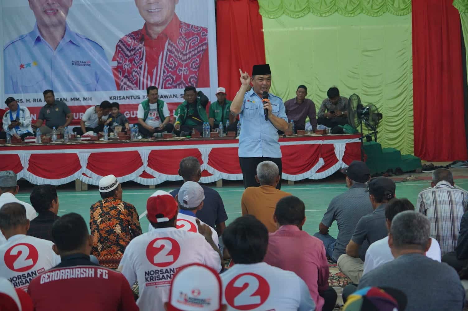 Kampanye di Kapuas Hulu, Norsan-Krisantus: Kapan Lagi Punya Pemimpin Keturunan Orang Ulu