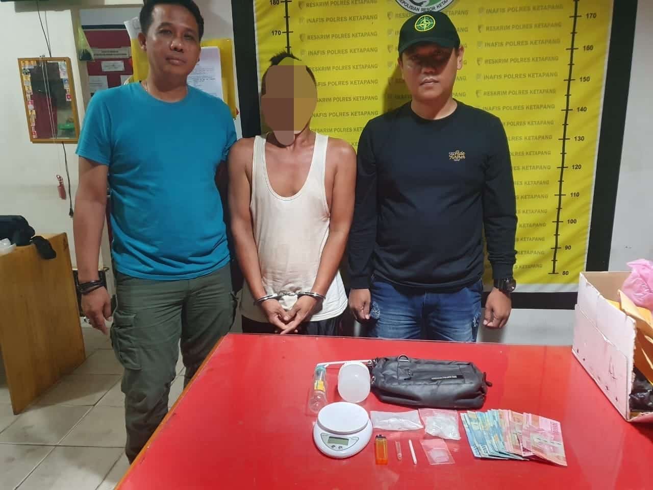 Ringkus Bandar Narkoba di Nanga Tayap, Polisi Amankan 55,51 Gram Sabu