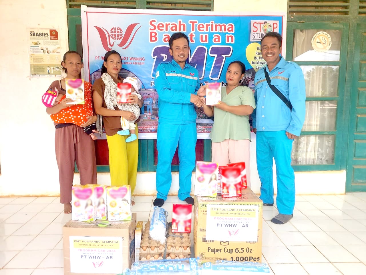 PT WHW Tunjukkan Kepedulian Berkelanjutan Melalui Program PMT di Kendawangan