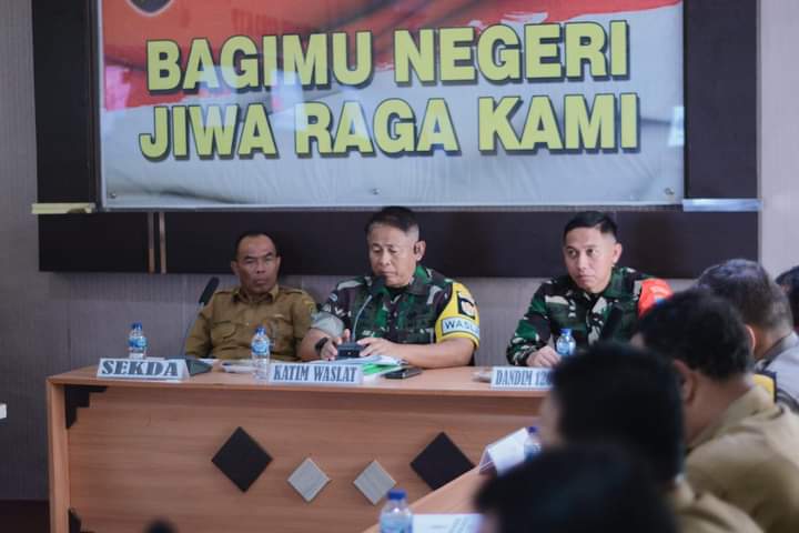 Staf Ahli Bupati Ketapang Hadiri Diskusi Latihan Sistem Blok Satkowil TNI AD 2024