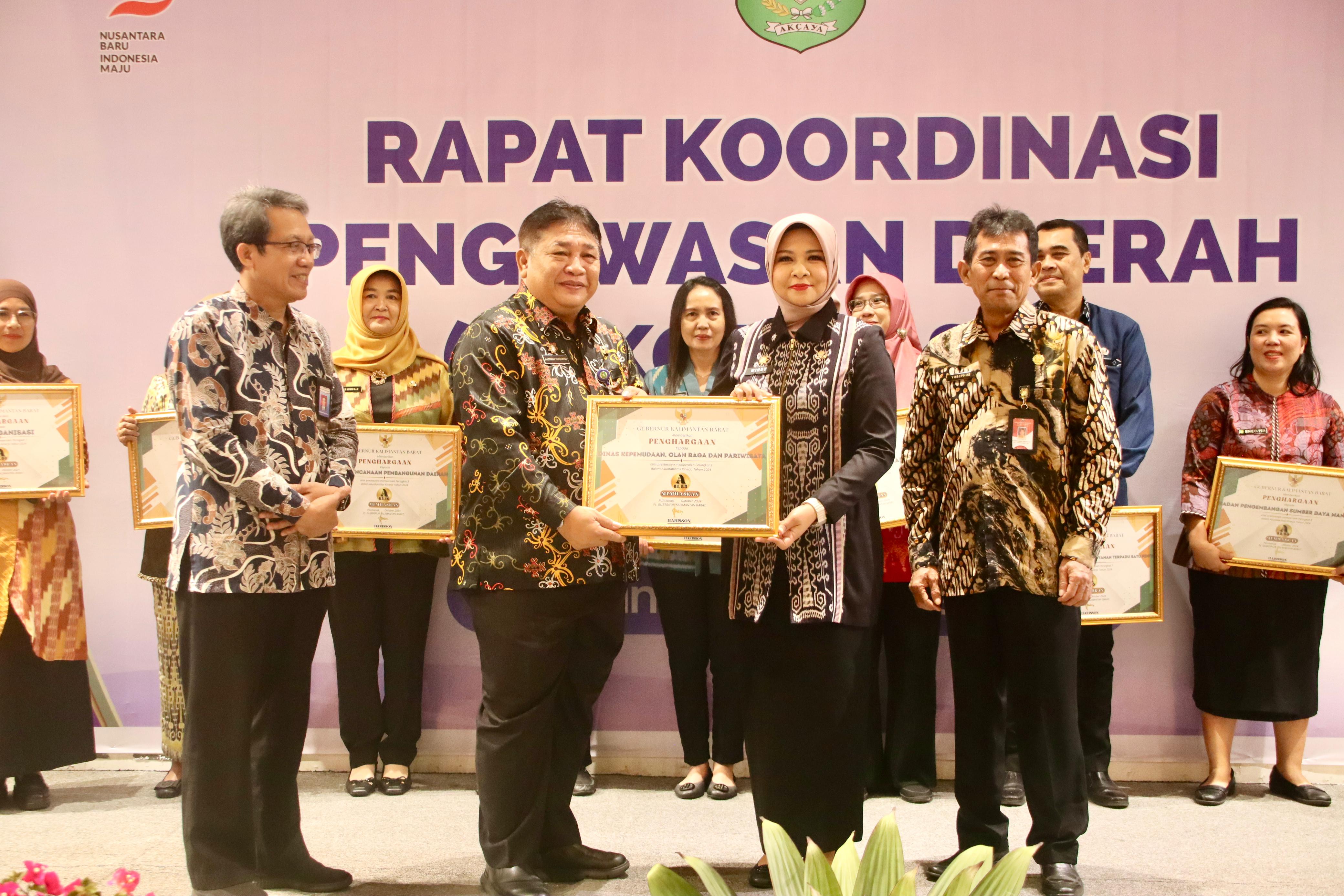 Disporapar Kalbar Raih Predikat Memuaskan dalam Akuntabilitas Kinerja Pemprov Tahun 2024