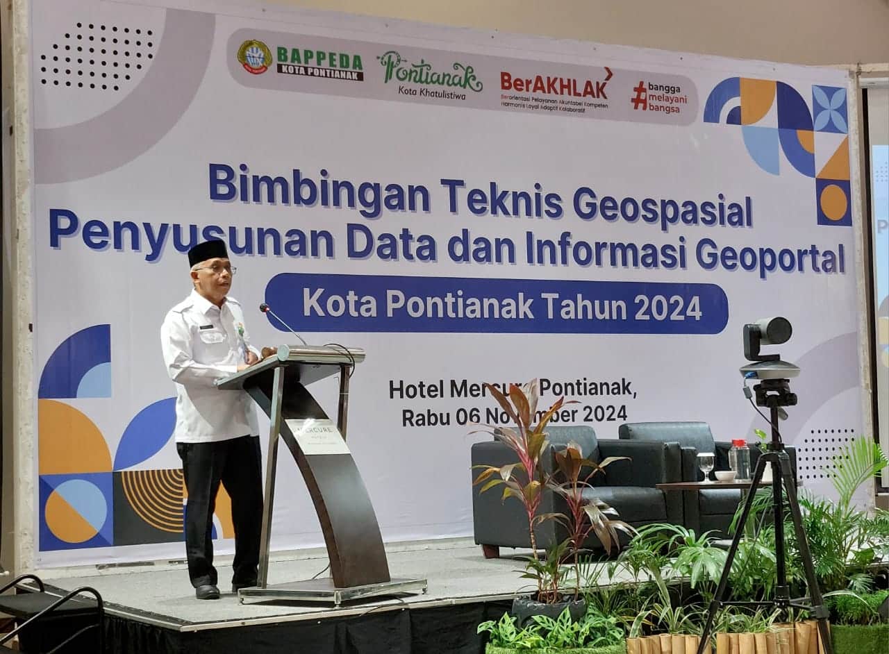 Pemkot Fokus Tingkatkan Pemenuhan Data Geospasial Pontianak