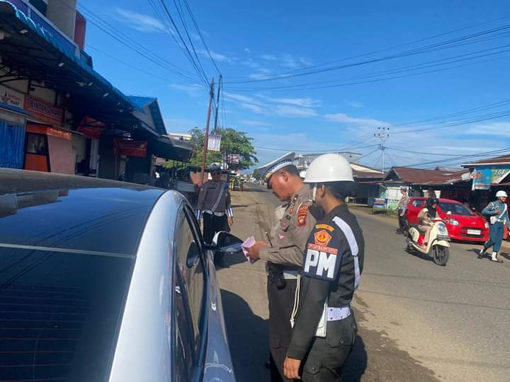 Tekan Angka Fatalitas Kecelakaan, Satlantas Polres Ketapang Gelar Razia Gabungan