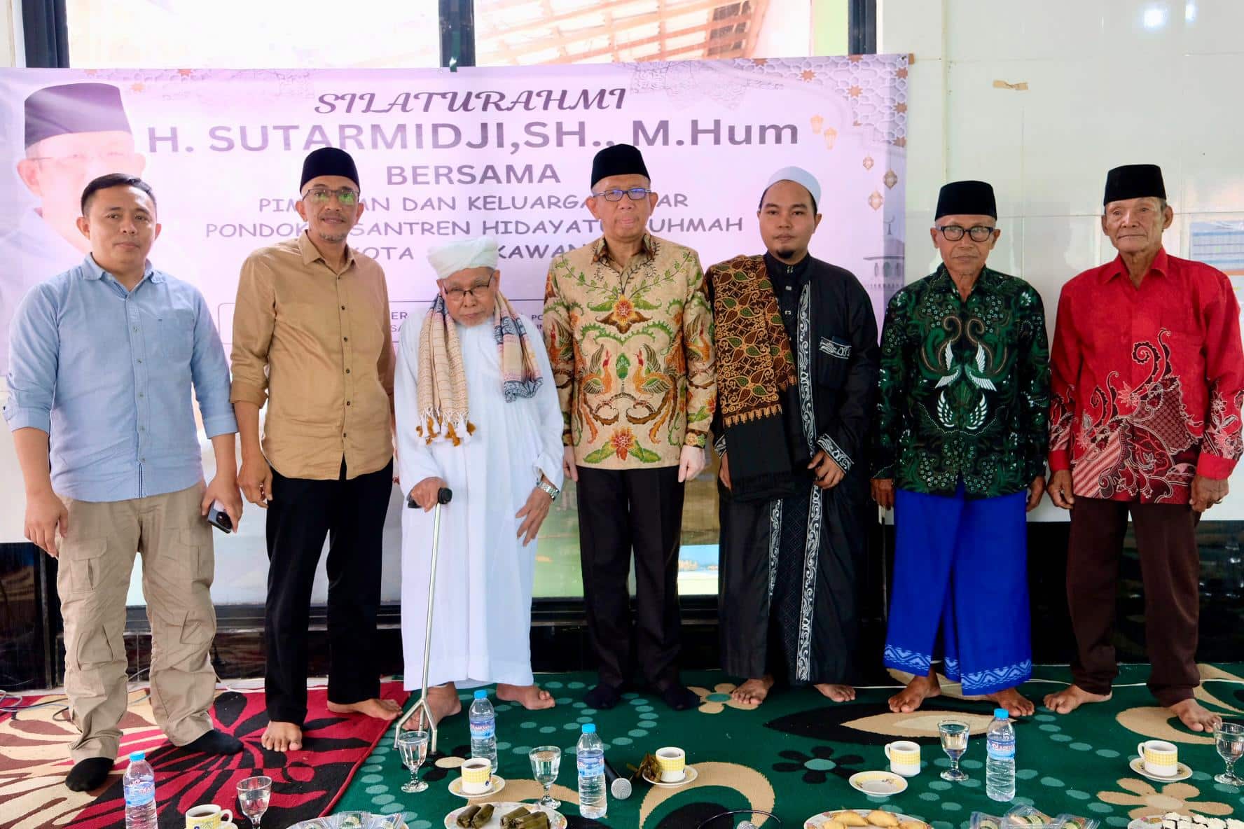 Sutarmidji Dapat Doa dari Keluarga Besar Ponpes Hidayatur Ruhama