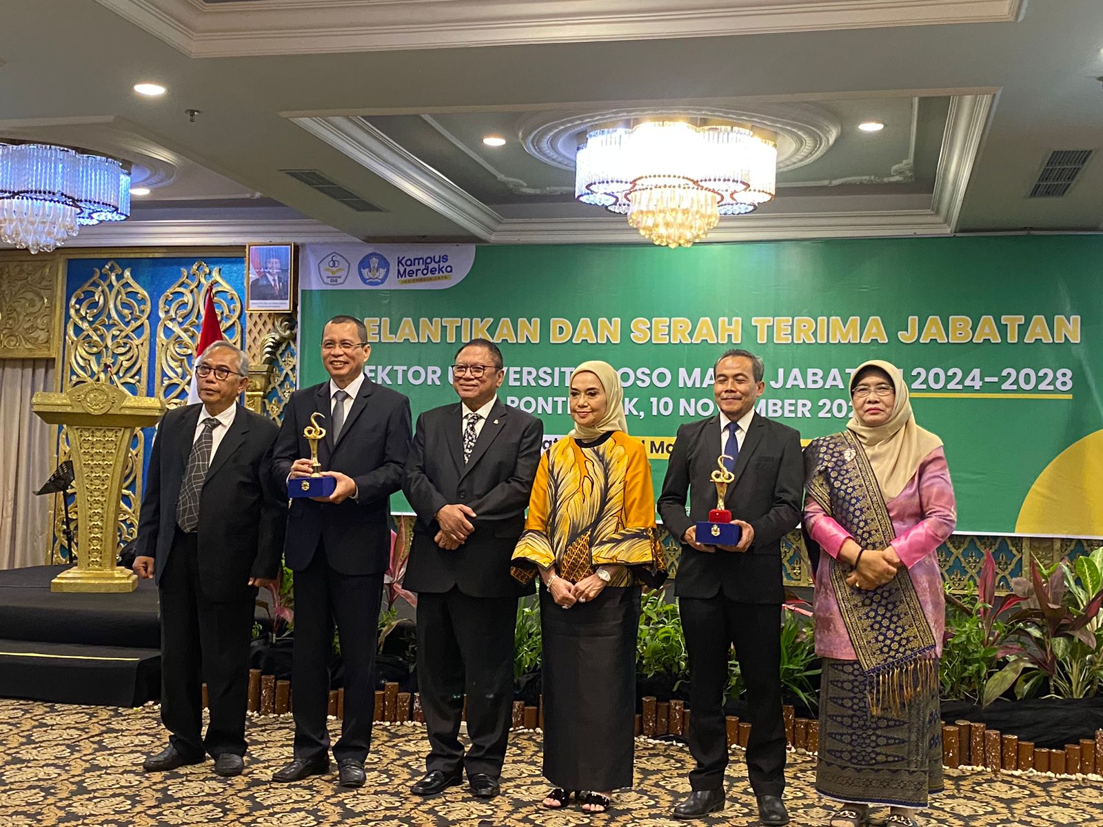 Yarlina Yacoub Resmi Jabat Rektor Universitas OSO Pontianak