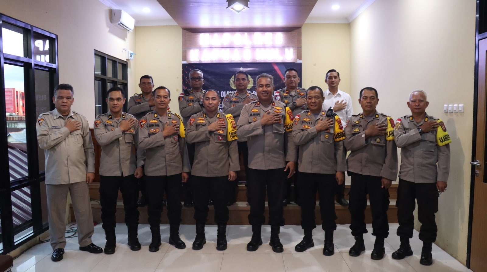 Tim Roops Polda Kalbar Tinjau Kesiapan Pengamanan Pilkada di Polres Kapuas Hulu