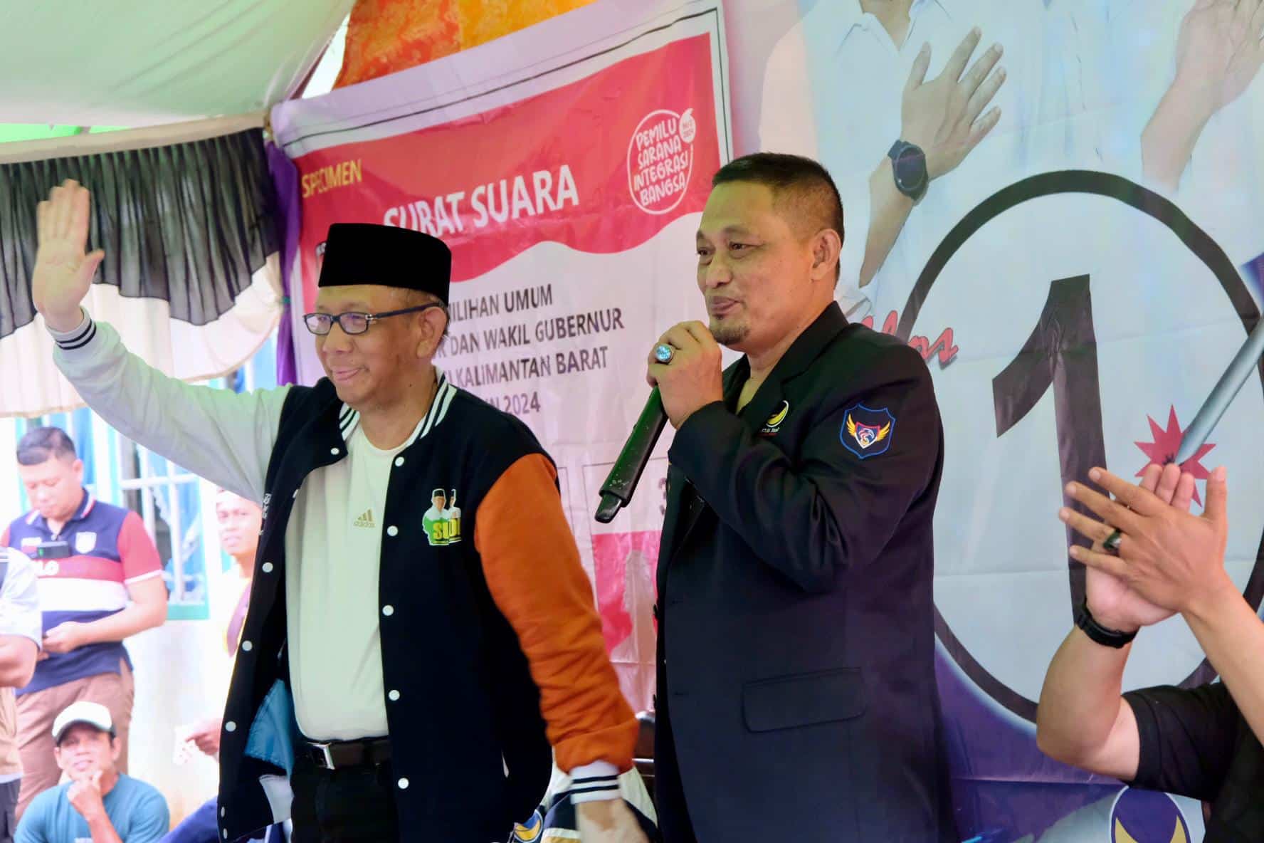 Paling Berkomitmen Terhadap Pembangunan Daerah, Subhan Nur Ajak Warga Sambas Menangkan Midji-Didi