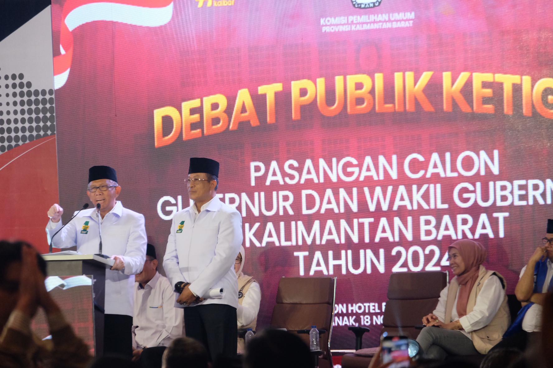Tutup Debat Pilgub Terakhir, Midji Ajak Tangkap Pelaku Politik Uang