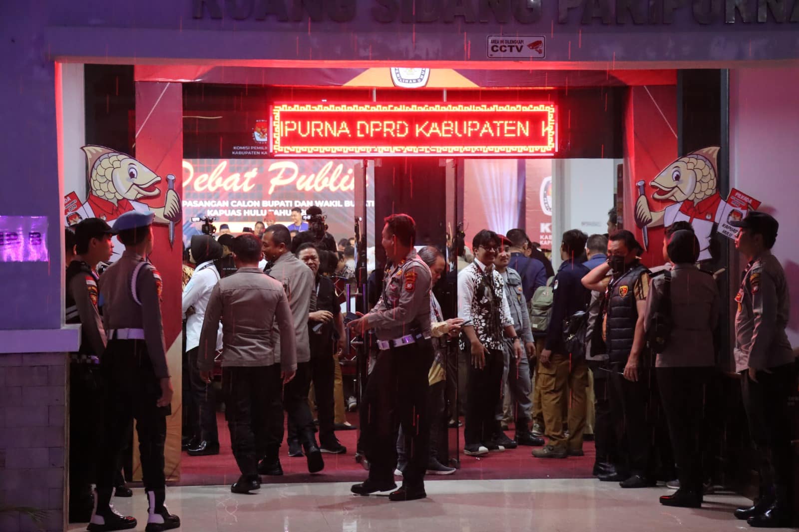 Polres Kapuas Hulu Pastikan Debat Publik Pilkada 2024 Berjalan Aman dan Lancar