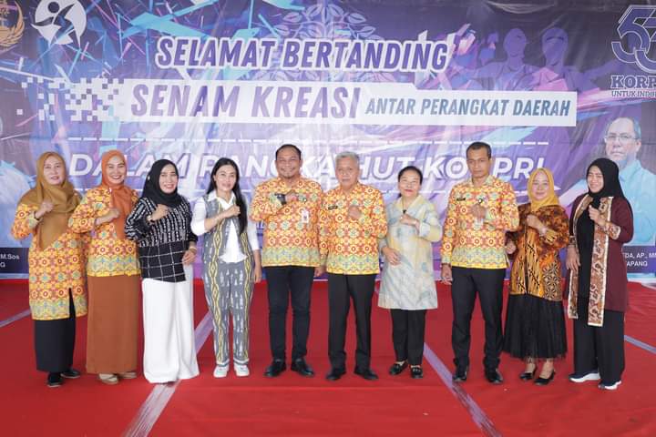 Devy Harinda Buka Lomba Senam Kreasi HUT ke-53 Korpri 2024 Kabupaten Ketapang