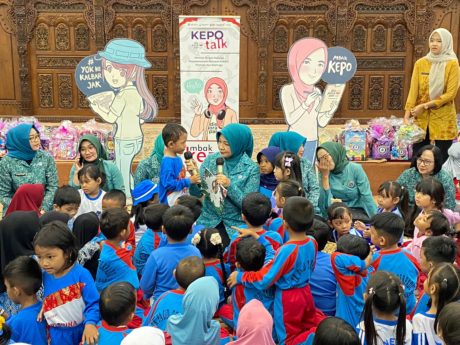 Transisi PAUD Menyenangkan, Windy Bacakan Dongeng hingga Ajak Anak di Pontianak Sarapan Sehat