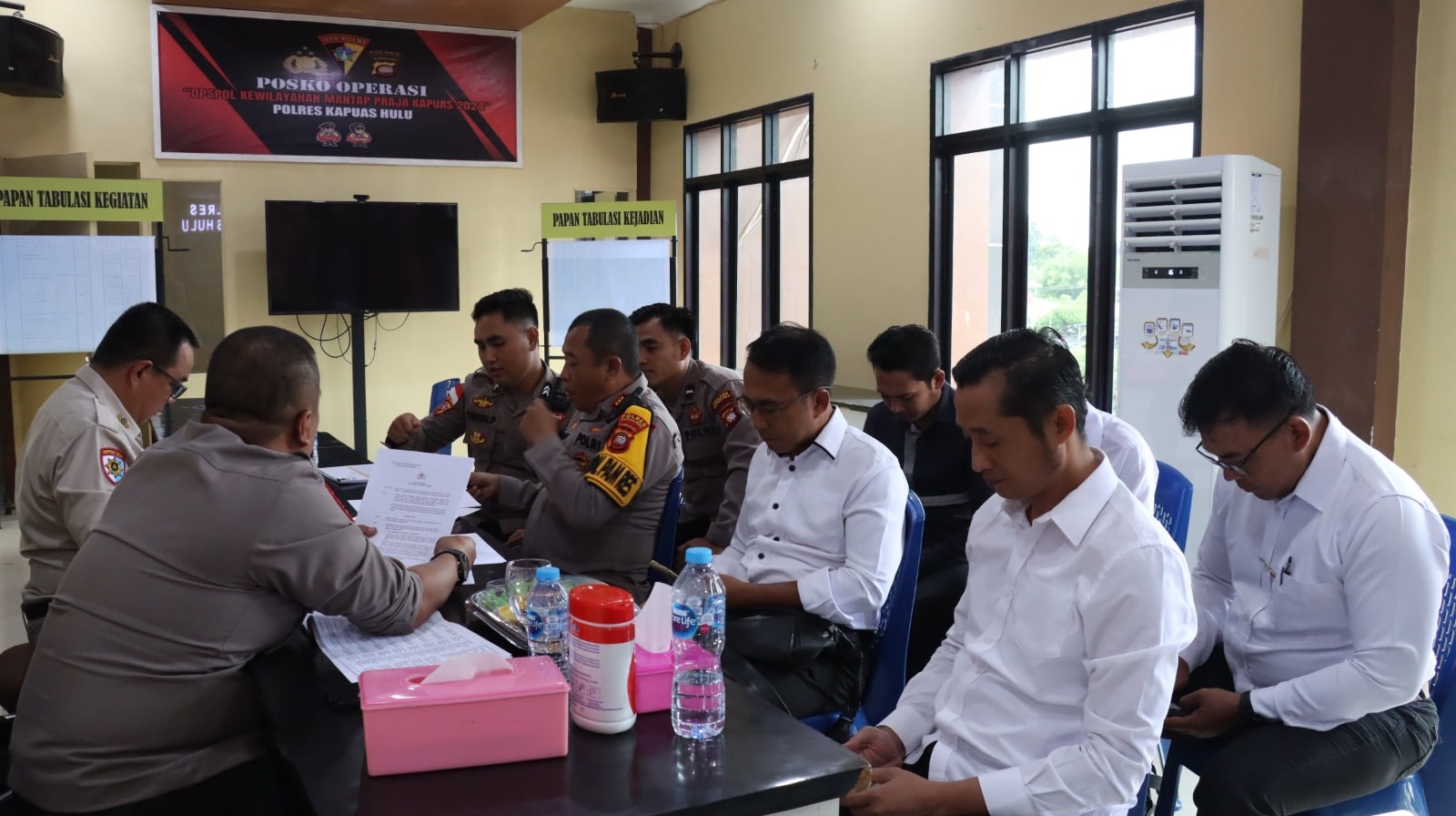 Polres Kapuas Hulu Komitmen Sukseskan Pengamanan Pilkada 2024 Melalui Operasi Mantap Praja